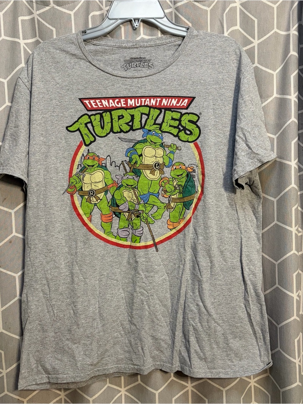 Nickelodeon Gray Teenage Mutant Ninja Turtles Graphic Tee